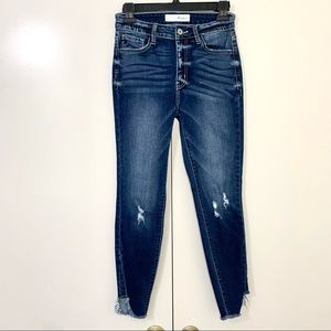 KanCan ankle skinny jeans hi-rise stretch